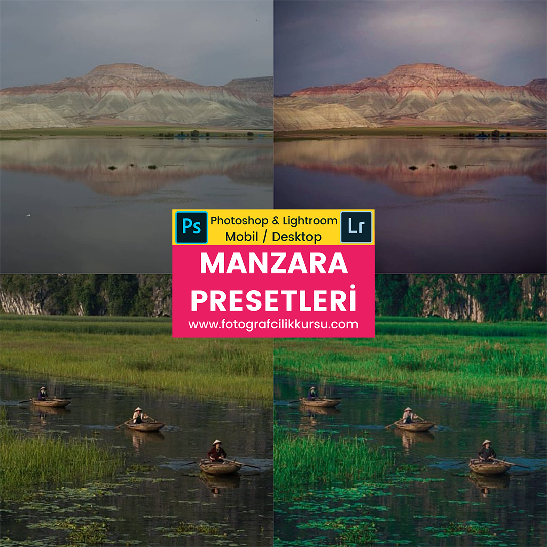 manzara landspace photoshop ve lightroom presetleri presets