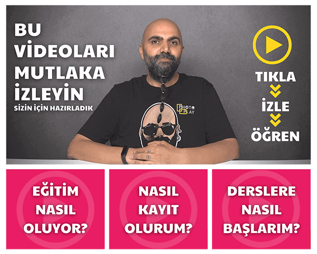 fotoğrafçılık kursu videoları
