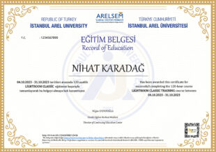 LIGHTROOM CLASSIC SERTİFİKASI