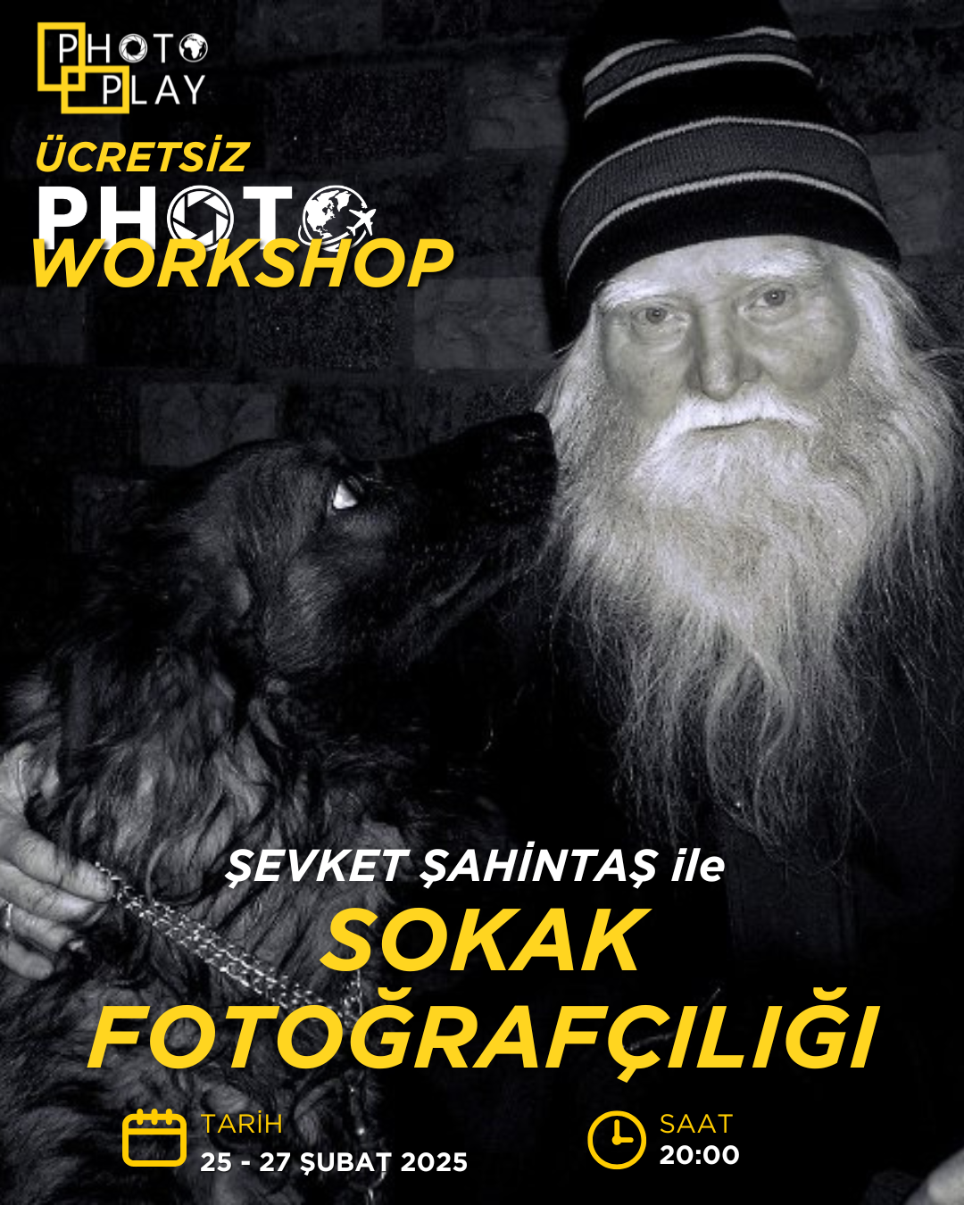 ÜCRETSİZ PHOTO WORKSHOP: Şevket Şahintaş ile Sokak Fotoğrafçılığı