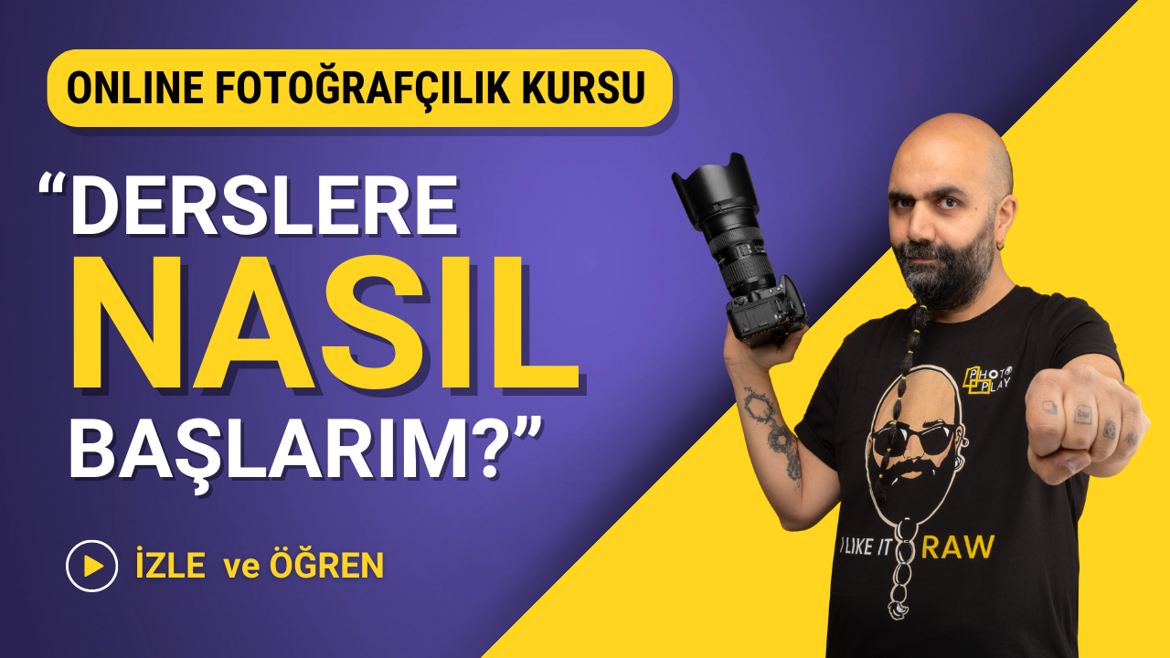 online fotoğrafçılık kursuna kayıt oldum derslere nasıl başlayabilirim