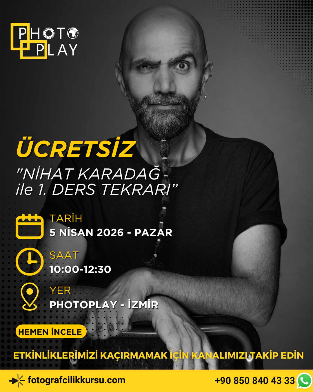 NİHAT KARADAĞ ile ÜCRETSİZ 1. DERS TEKRARI (5 Nisan 2026)