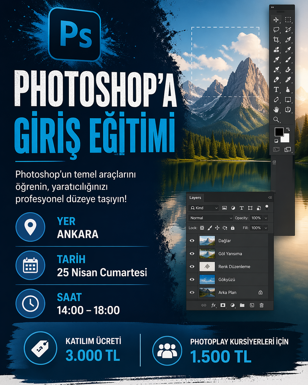 Photoshop’a Giriş Atölyesi - Ankara