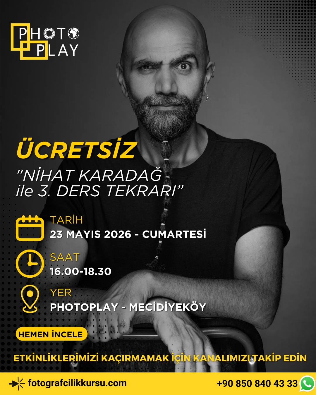 NİHAT KARADAĞ ile ÜCRETSİZ 3. DERS TEKRARI (23 Mayıs 2026)